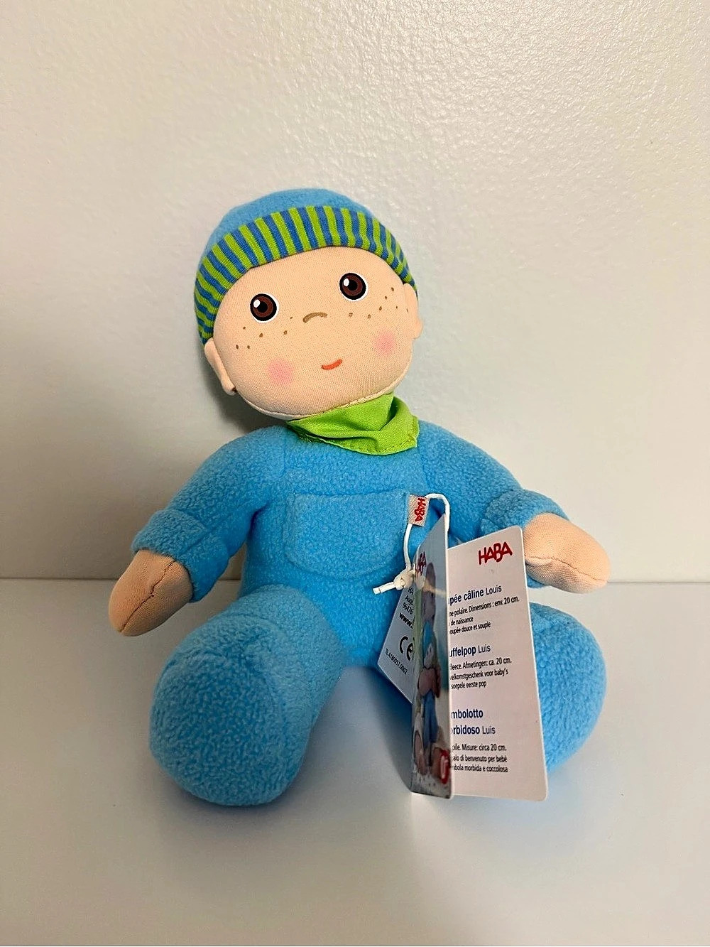 HABA Luis Snug Up Doll